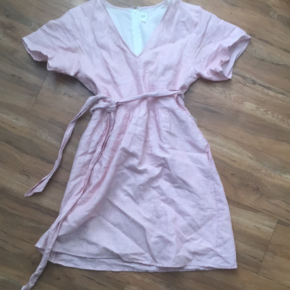 Gap linen blend kimono-style dress